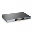 Zyxel GS1350-26HP-EU0101F network switch Managed L2 Gigabit Ethernet (10/100/1000) Power over Ethernet (PoE) Grey Zyxel GS1350-26HP-EU0101F network switch Managed L2 Gigabit Ethernet (10/100/1000) Power over Ethernet (PoE) Grey