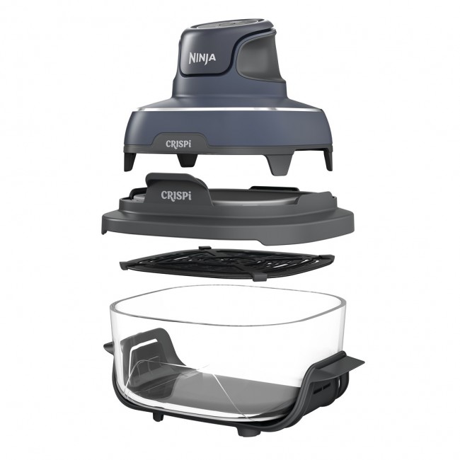 Ninja CRISPi Single 3.8 L 1700 W Hot air fryer Blue, Grey, Transparent Ninja CRISPi Single 3.8 L 1700 W Hot air fryer Blue, Grey, Transparent