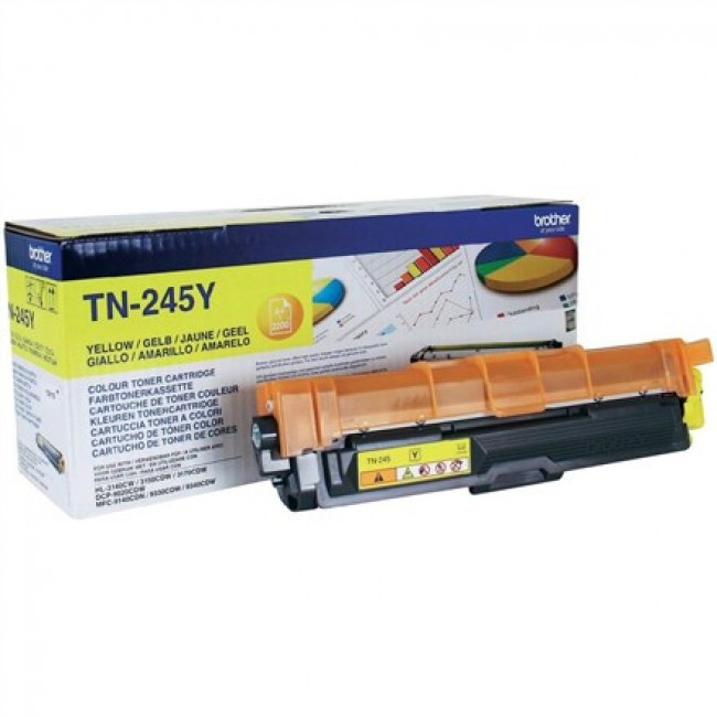Brother TN-245Y toner cartridge 1 pc(s) Original Yellow Brother TN-245Y toner cartridge 1 pc(s) Original Yellow