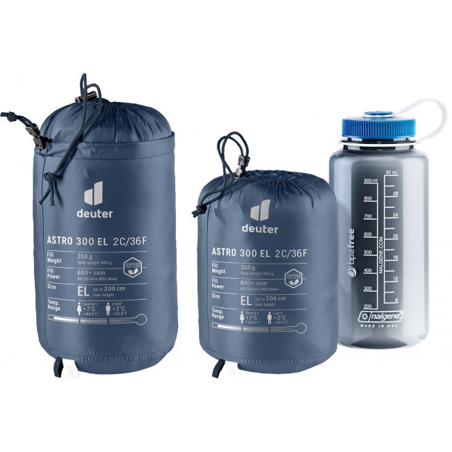 Deuter Astro 300 EL +2C/36F Adult Mummy sleeping bag Ripstop Blue