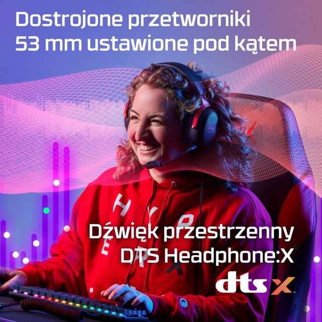 HyperX Cloud III BLK/RED GAM HEADSET