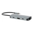 Mobilis 001382 laptop dock/port replicator Wired USB 3.2 Gen 1 (3.1 Gen 1) Type-C Black, Grey