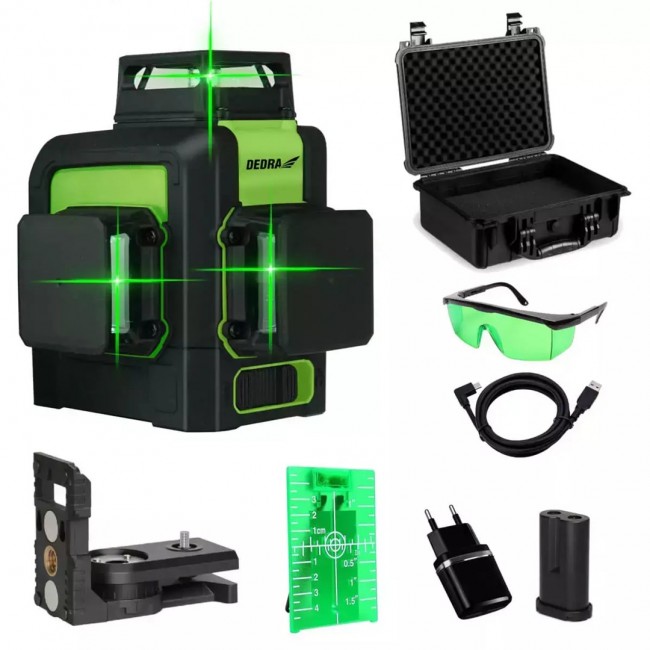 Surface laser Dedra MC0904 green 30 m