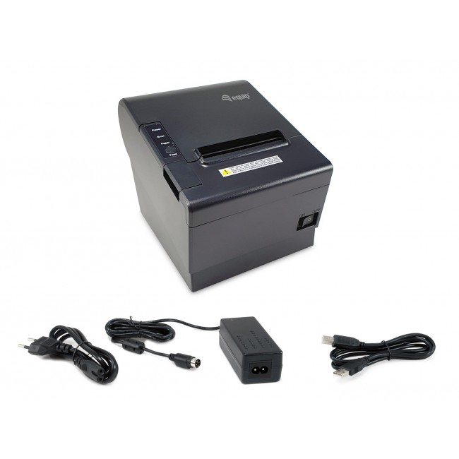 Equip 80mm Thermal POS Receipt Printer with Auto Cutter, USB/Cash Drawer connection