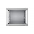 Extralink Rackmount cabinet 9U 600x600 Gray wall mounted