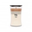 WoodWick Caf Macchiato wax candle Cylinder Coffee White, Brown 1 pc(s)