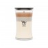 WoodWick Caf Macchiato wax candle Cylinder Coffee White, Brown 1 pc(s)