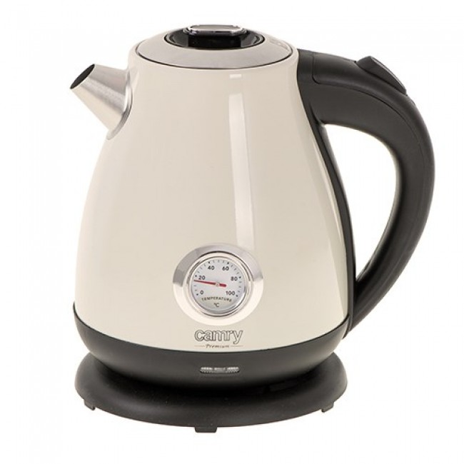 Camry Premium CR 1344C electric kettle 1.7 L 2200 W Cream Camry Premium CR 1344C electric kettle 1.7 L 2200 W Cream