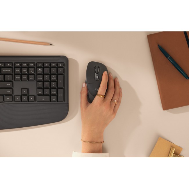 Logitech Signature Comfort Plus M850 L mouse Universal Right-hand RF Wireless + Bluetooth Optical 4000 DPI Logitech Signature Comfort Plus M850 L mouse Universal Right-hand RF Wireless + Bluetooth Optical 4000 DPI