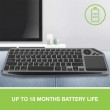 Techly ICTB9801TB keyboard Universal RF Wireless + Bluetooth QWERTY US English Black Techly ICTB9801TB keyboard Universal RF Wireless + Bluetooth QWERTY US English Black