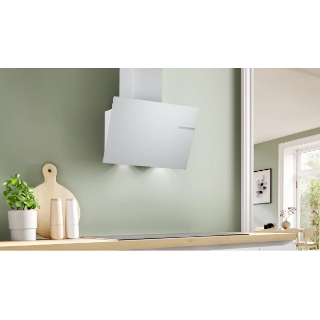 Bosch Serie 6 DWK65DK20 cooker hood Wall-mounted White 430 m3/h A