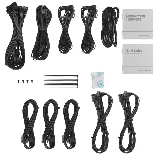 DeepCool PN850M power supply unit 850 W 20+4 pin ATX ATX Black DeepCool PN850M power supply unit 850 W 20+4 pin ATX ATX Black