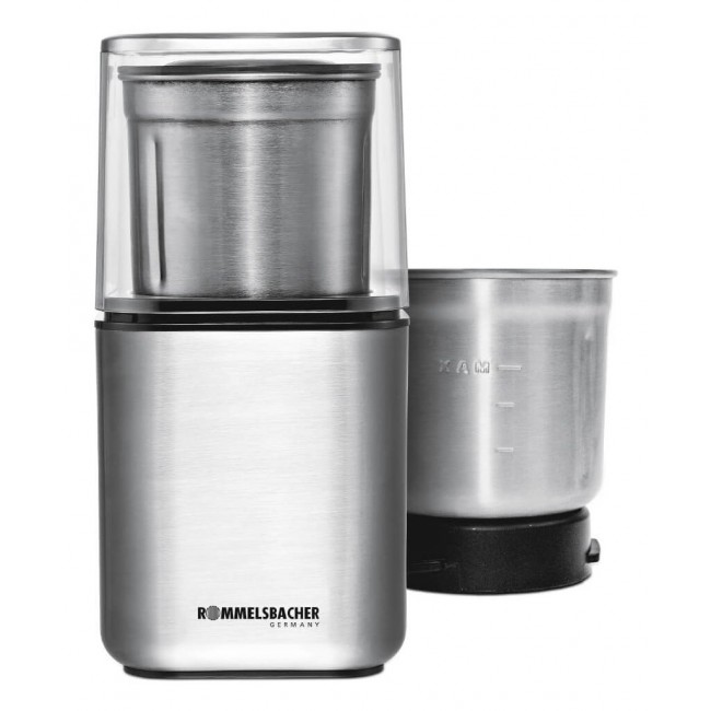 Rommelsbacher EGK 200 coffee grinder 200 W Stainless steel Rommelsbacher EGK 200 coffee grinder 200 W Stainless steel