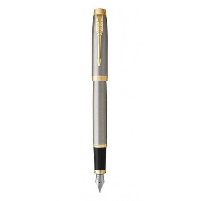 Parker IM fountain pen Cartridge filling system Brushed steel 1 pc(s)