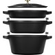 Staub La Cocotte 4.2 L Round Cast iron Casserole baking dish Staub La Cocotte 4.2 L Round Cast iron Casserole baking dish