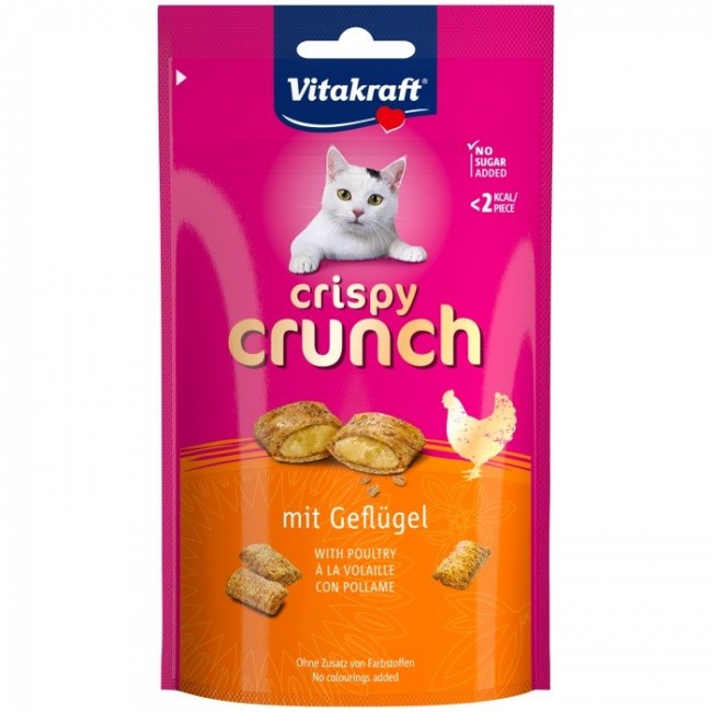 VITAKRAFT Crispy Crunch Poultry - cat treats - 60g