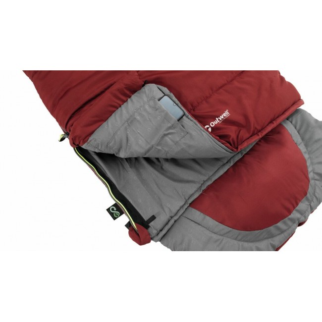 Outwell Contour Junior Children Rectangular sleeping bag Polyester Red Outwell Contour Junior Children Rectangular sleeping bag Polyester Red