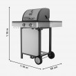 Black+Decker BXOG7200E gas grill, 2 burners x 3.6 kW Black+Decker BXOG7200E gas grill, 2 burners x 3.6 kW