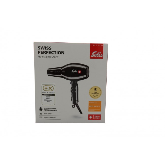 Solis Swiss Perfection hair dryer 2300 W Black Solis Swiss Perfection hair dryer 2300 W Black