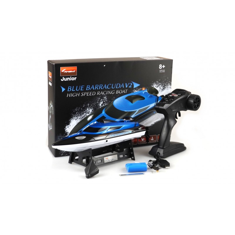 Amewi Blue Barracuda V2 Radio-Controlled (RC) model Boat Electric engine Amewi Blue Barracuda V2 Radio-Controlled (RC) model Boat Electric engine
