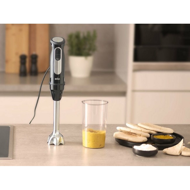 Braun MultiQuick 5 Pro 0.6 L Immersion blender 1000 W Black, Silver Braun MultiQuick 5 Pro 0.6 L Immersion blender 1000 W Black, Silver