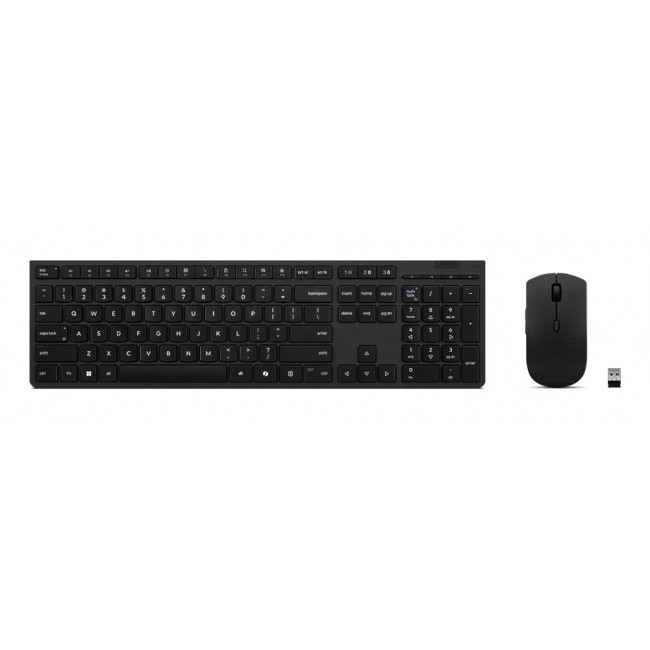 Lenovo 4X31R64328 keyboard Mouse included Office RF Wireless + Bluetooth German Black