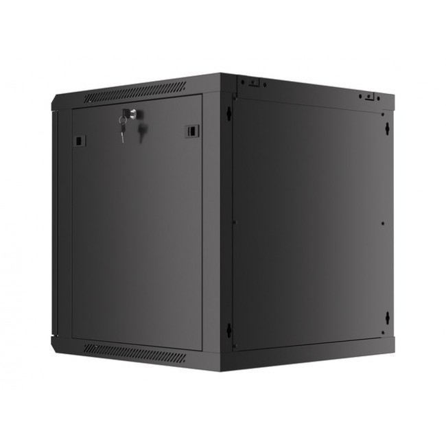 Lanberg WF01-6612-00B rack cabinet 12U Wall mounted rack Black
