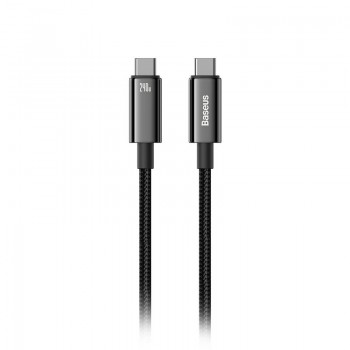 Kabel Baseus Tungsten Gold USB-C to USB-C 480 Mb/s QC 240 W PD 2 m Black