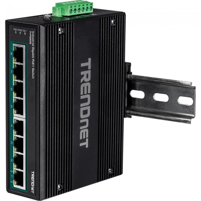 Trendnet TI-PG80B network switch Gigabit Ethernet (10/100/1000) Power over Ethernet (PoE) Black Trendnet TI-PG80B network switch Gigabit Ethernet (10/100/1000) Power over Ethernet (PoE) Black