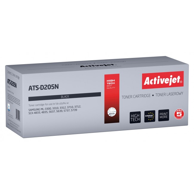 Activejet ATS-D205N Toner (Replacement for Samsung MLT-D205S Supreme 2000 pages black)