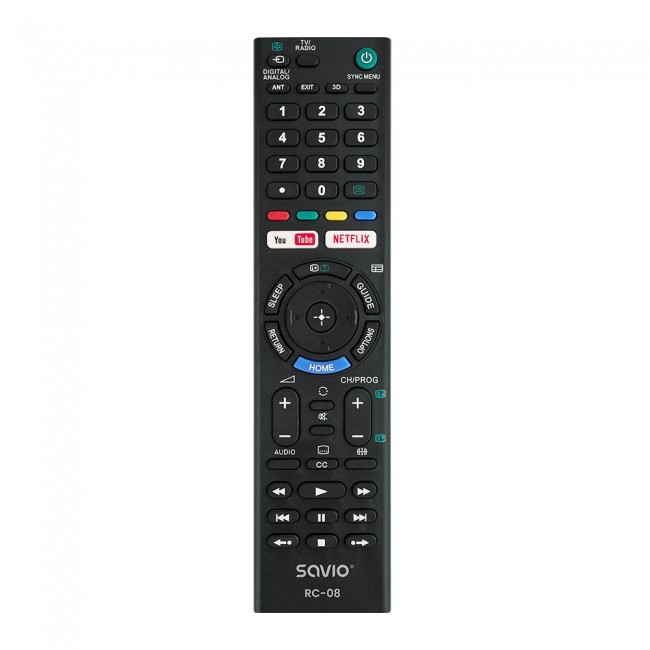 Savio RC-08 remote control TV Press buttons