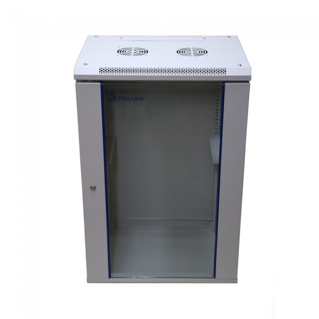 Extralink Rackmount cabinet 15U 600x600 Gray wall mounted Extralink Rackmount cabinet 15U 600x600 Gray wall mounted