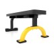 HMS Fitness L8012 Flat weight training bench Gym, Home Black, Yellow HMS Fitness L8012 Flat weight training bench Gym, Home Black, Yellow