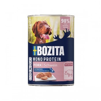 BOZITA Monoprotein Pate Pork - wet dog food - 400g