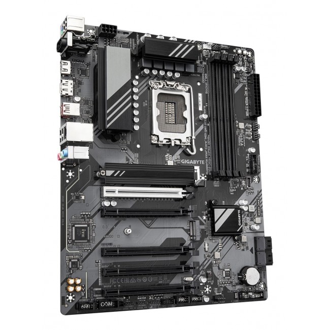 GIGABYTE B760 DS3H WIFI6E GEN5 Motherboard - Supports Intel Core 14th Gen CPUs, 8+2+1 Phases Digital VRM, up to 5600MHz DDR5, 2xPCIe 4.0 M.2, Wi-Fi 6E, 1GbE LAN, USB 3.2 Gen 2x2
