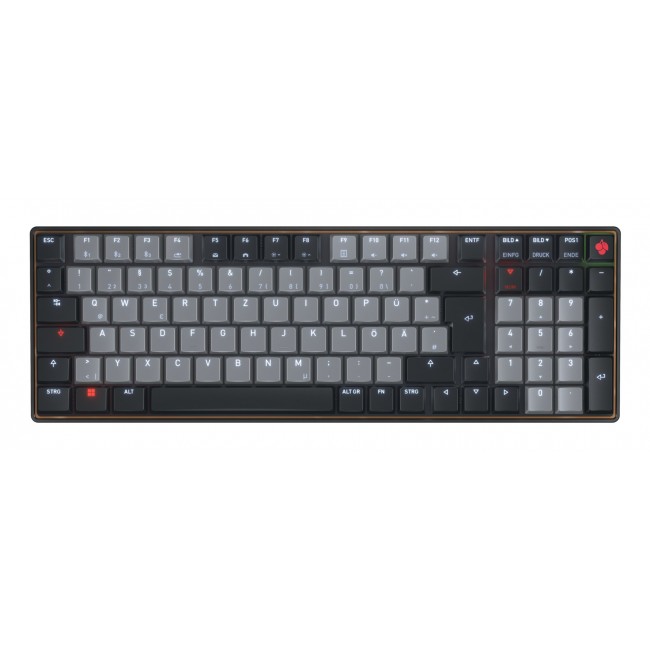 CHERRY KW 550 MX LP keyboard Home/Office USB + Bluetooth QWERTZ German Black