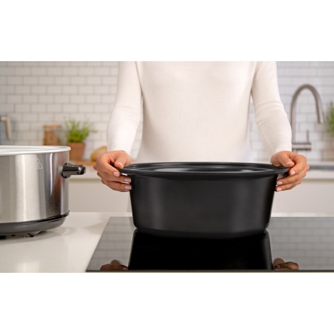 Crock-Pot CSC112X 6.5-litre slow cooker (silver)