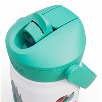 CamelBak Thrive Flip Straw Kids Daily usage 400 ml Stainless steel Turquoise, White