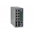 LevelOne TURING 12-Port L3 Lite Managed Gigabit Industrial Switch, 8 PoE Outputs, 240W, 802.3at/af PoE, 4 x SFP, -40 C to 75 C