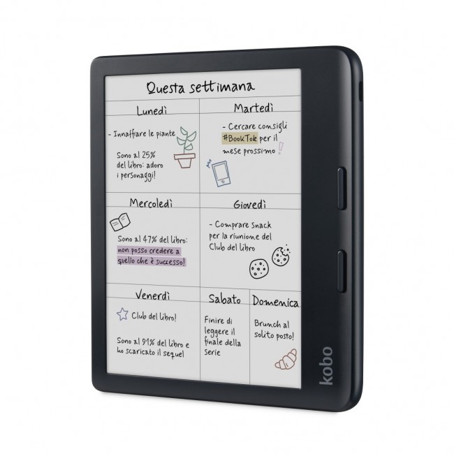 Kobo eBook Reader Libra with stylus 2
