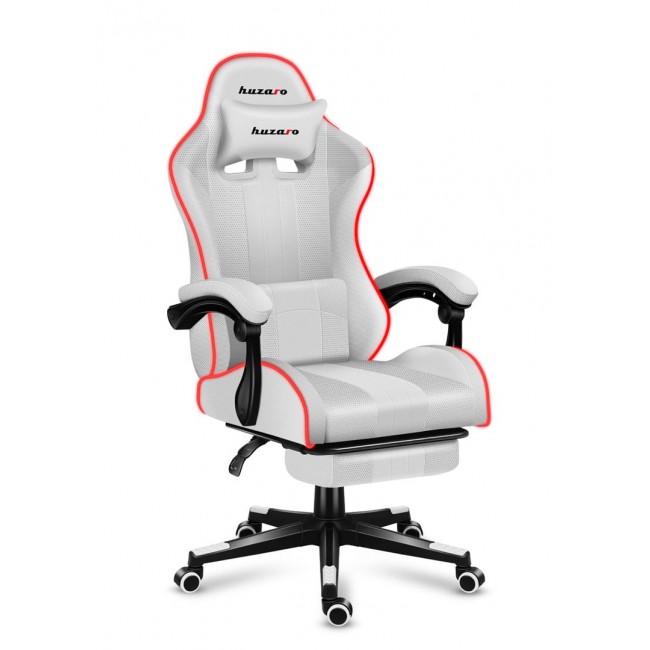 HUZARO FORCE 4.7 RGB White GAMING CHAIR HUZARO FORCE 4.7 RGB White GAMING CHAIR