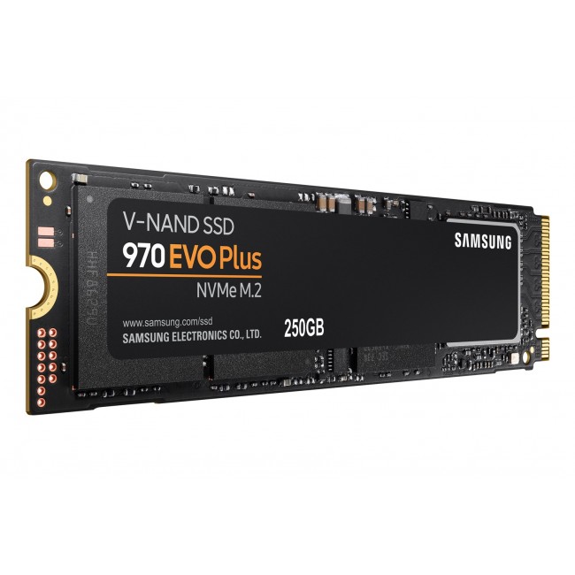 Samsung 970 EVO Plus 250 GB M.2 PCI Express 3.0 NVMe V-NAND MLC Samsung 970 EVO Plus 250 GB M.2 PCI Express 3.0 NVMe V-NAND MLC