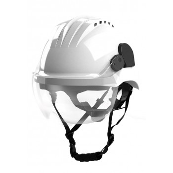 Protective helmet CLIMAX Curro-visor white