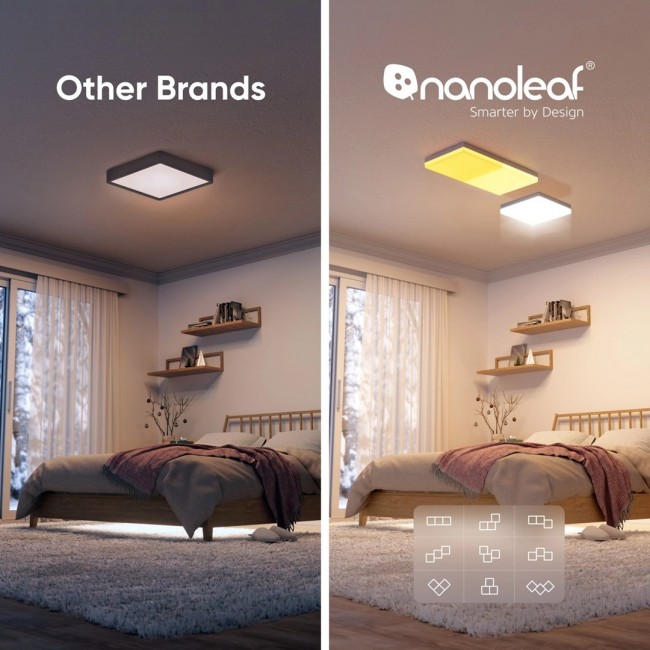Nanoleaf NF083K02-3SL smart lighting Smart ceiling light Wi-Fi Nanoleaf NF083K02-3SL smart lighting Smart ceiling light Wi-Fi