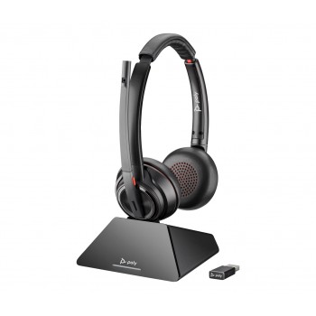 Poly Savi 8220 UC Microsoft Teams Certified DECT 1880-1900 MHz USB-A Headset