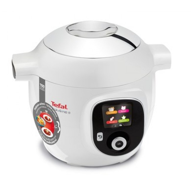 Tefal CY851130 multi cooker 6 L Chrome, White Tefal CY851130 multi cooker 6 L Chrome, White