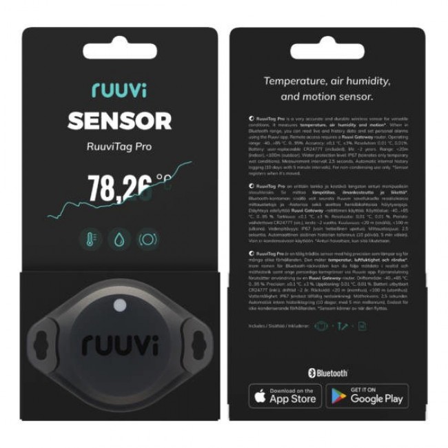 Ruuvi RuuviTag Pro Bluetooth Sensor