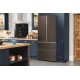 Haier FD 83 Serie 7 HB18FGSAAA Fridge-freezer, double-opening 539 l E Silver, Titanium