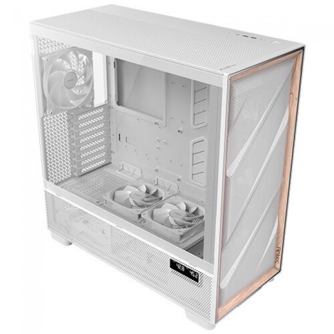 Antec FLUX PRO White EUV Full Tower White, Wood