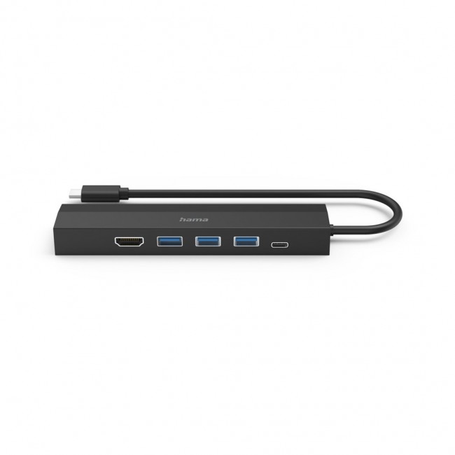 Hama 00200144 interface hub USB 3.2 Gen 1 (3.1 Gen 1) Type-C 5000 Mbit/s Black